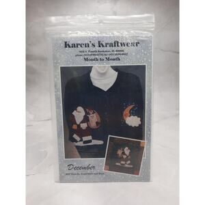 Vintage Karen's Kraftwear Month to Month Pattern Toys For Good Girls And Boys